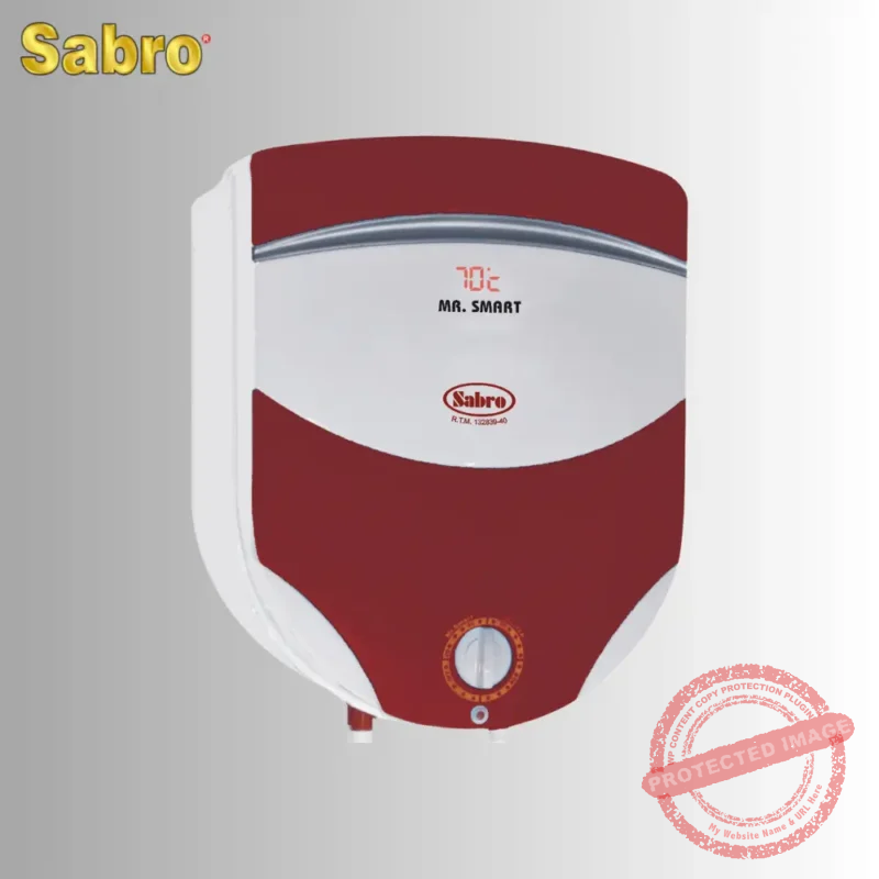 Sabro IntelliGlow V-III – 15L Digital Electric Water Geyser