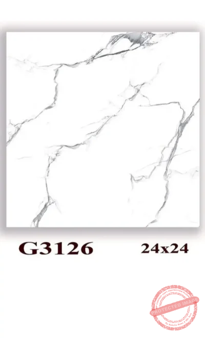 Elegant 24x24 Inch Marble Tile – Model G3126