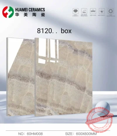 Sleek 600x600mm Ceramic Tiles – Model 60HM008